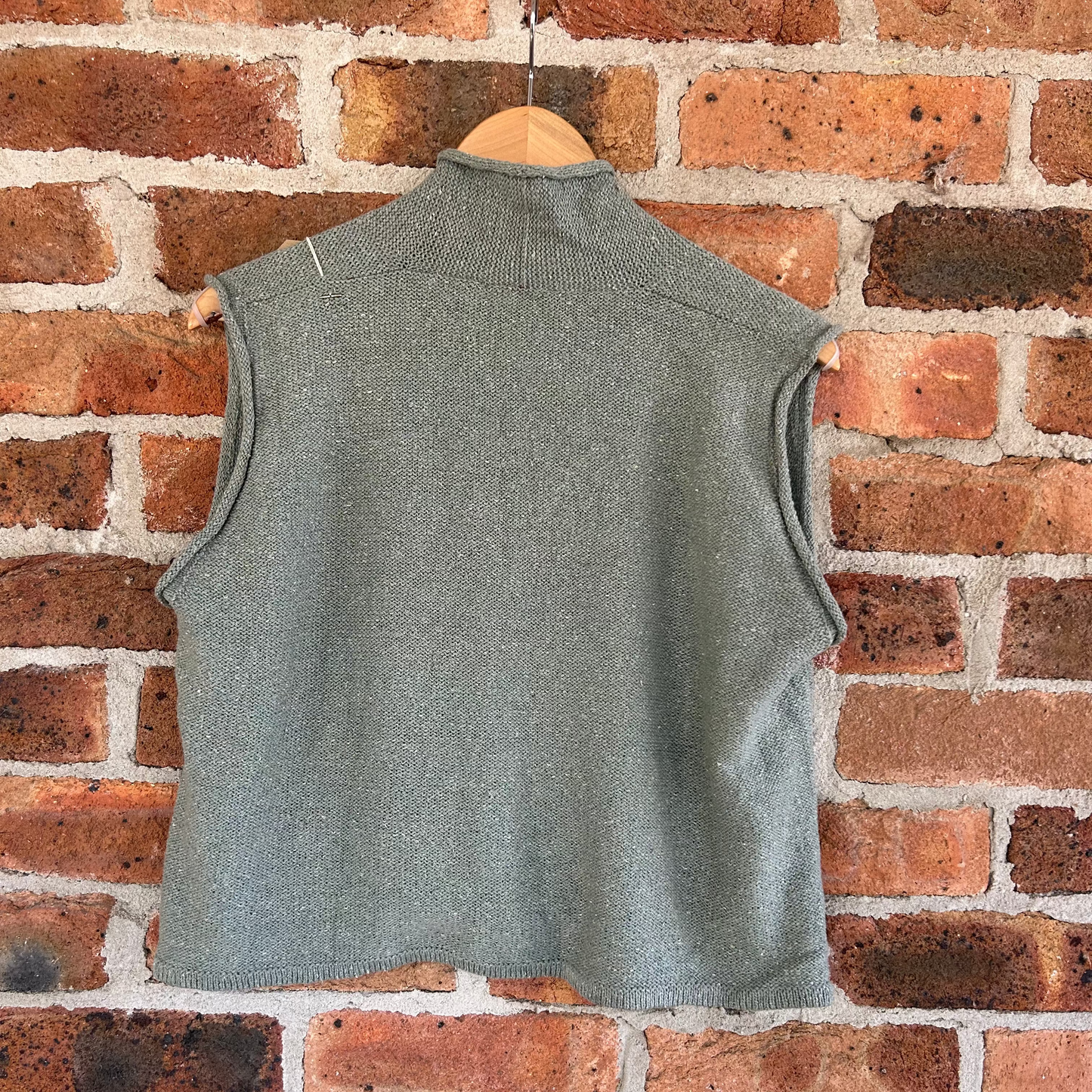 Orkney Hand Knit - Norna Waistcoat -Mint