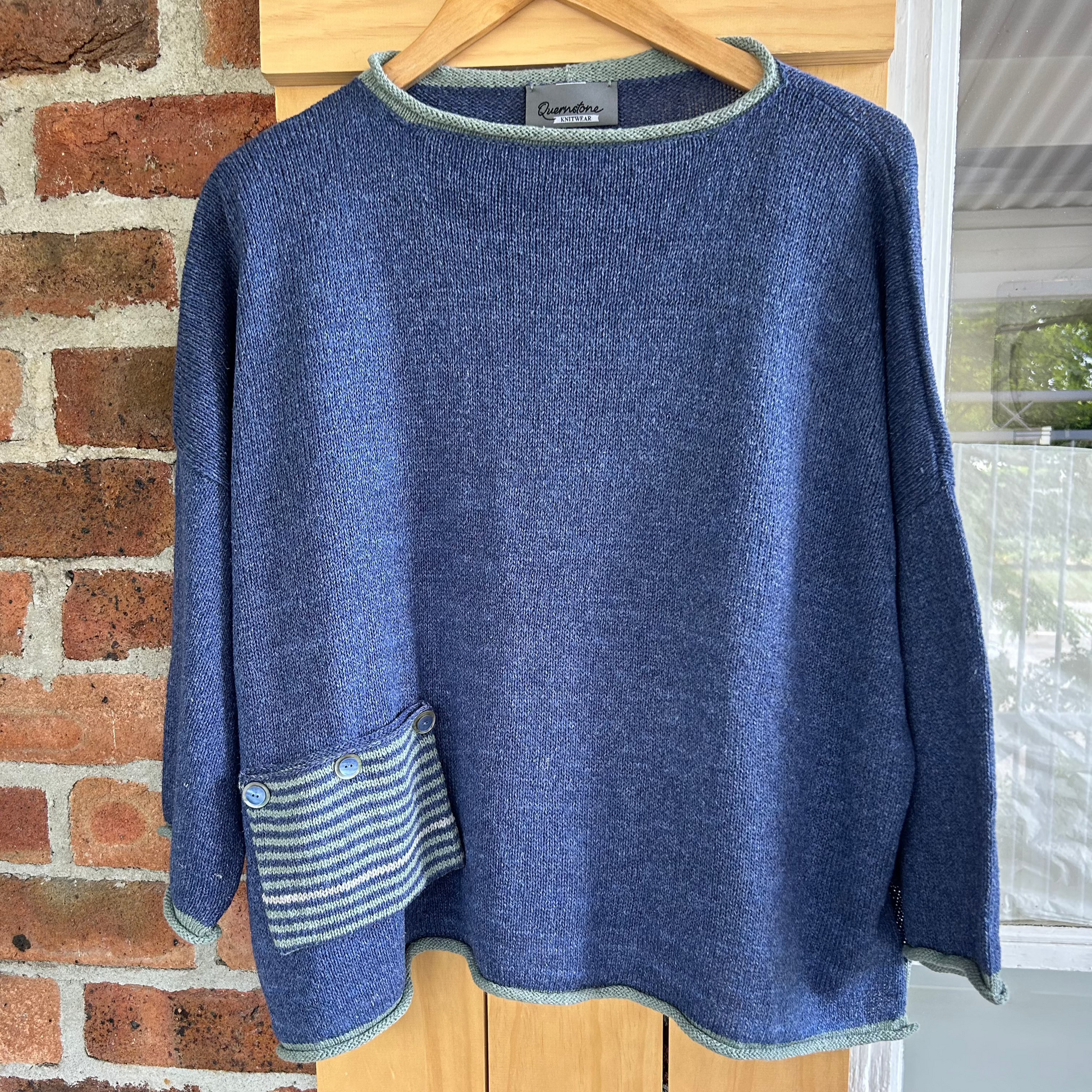 Calypso tunic Quernstone knitwear.