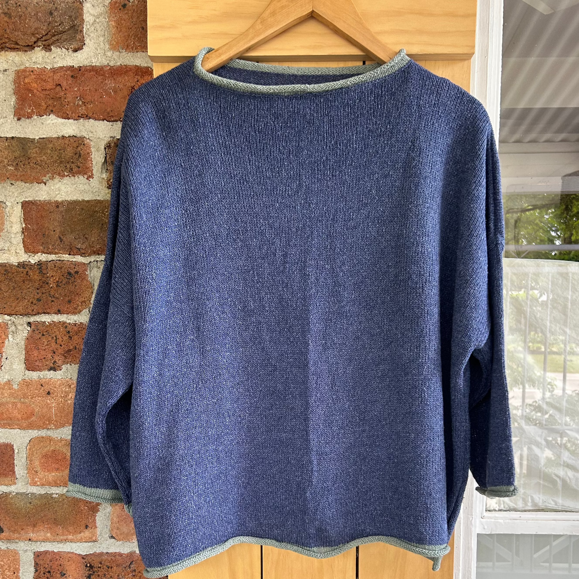 Scottish hand knit silk and wool