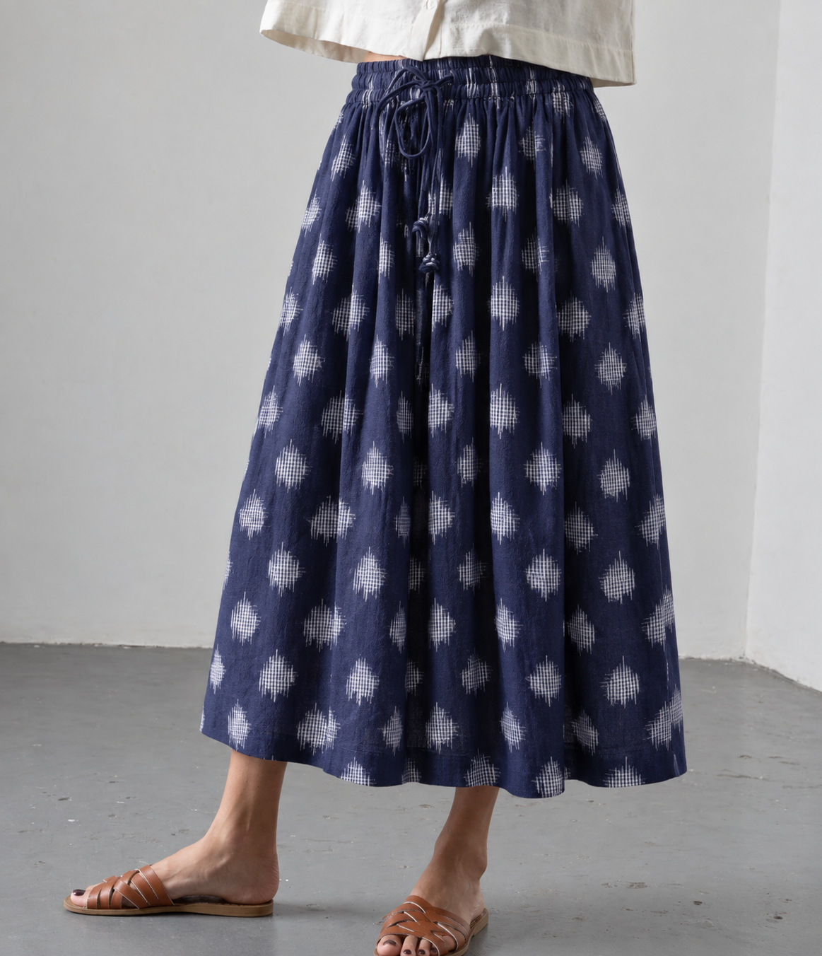 Bibico - Una Midi Skirt - Ikat