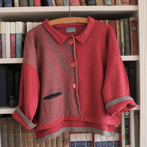 Merino and Silk Women's Knit jacket.