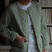 MAndalay Designs Short Quilted Jacket in Olive.