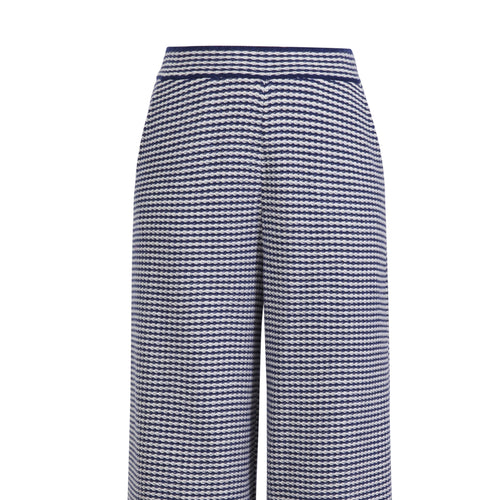Ivko Structured pants on Dtone Blue. Quality knitwear for Australia and New Zealand.