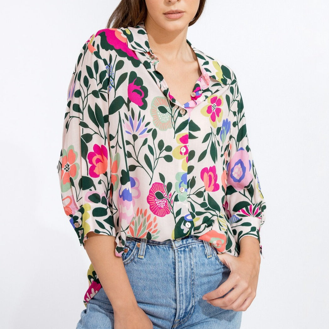 Floral Shirt - Pink