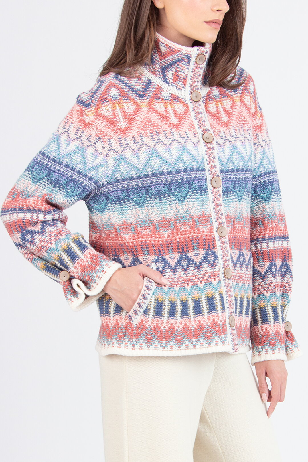 Ivke roll neck Jaclet in off withe