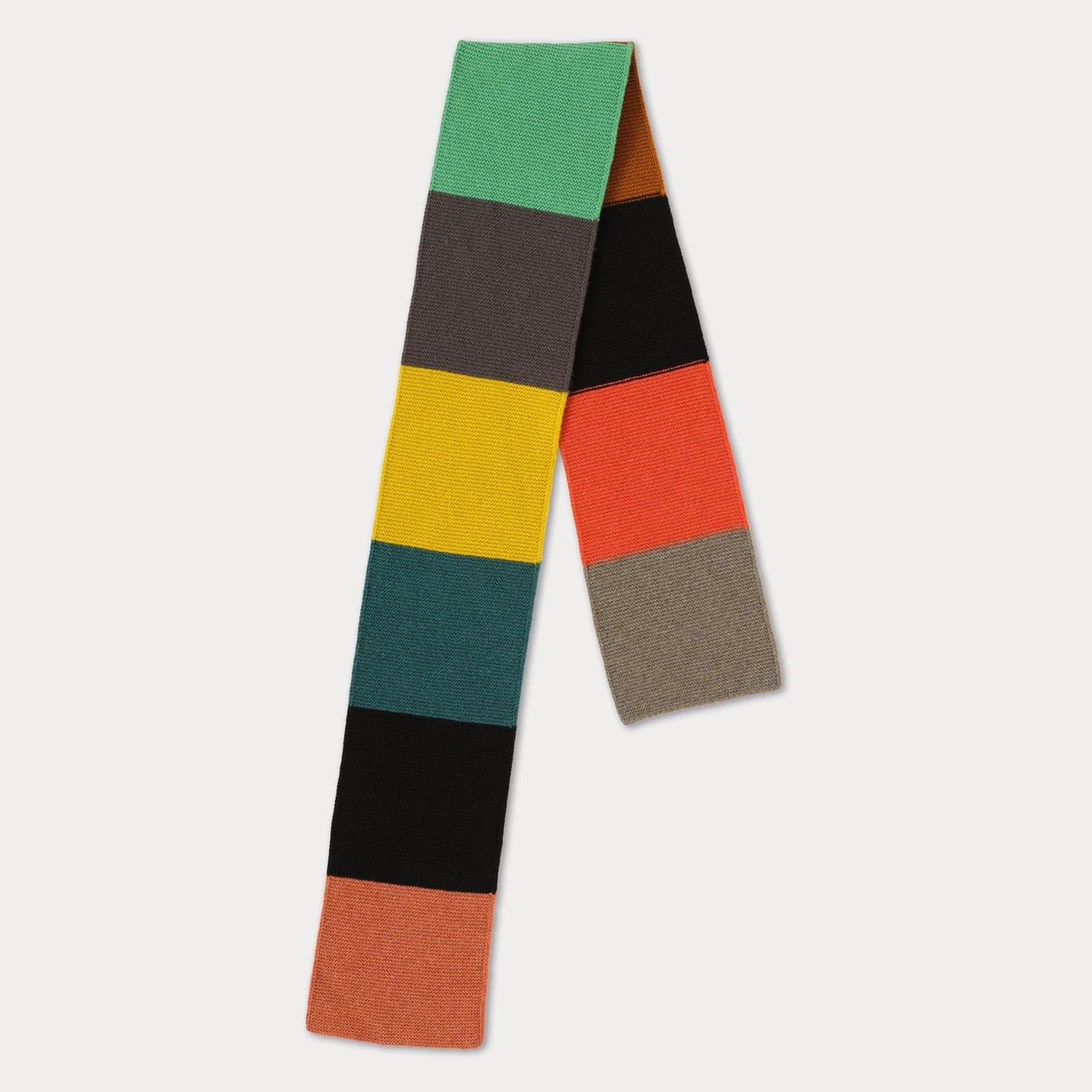 Jo Gordon colour block scarf multi bright