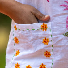 Mandalay Designs Pocket embroidery detail.