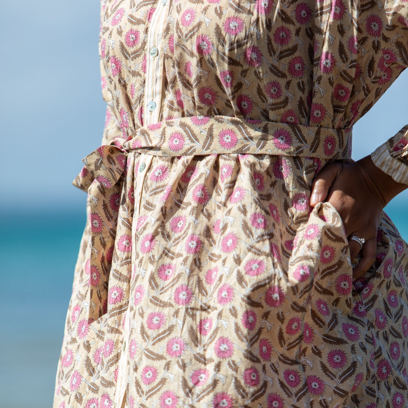 Mandalay designs block print dress.