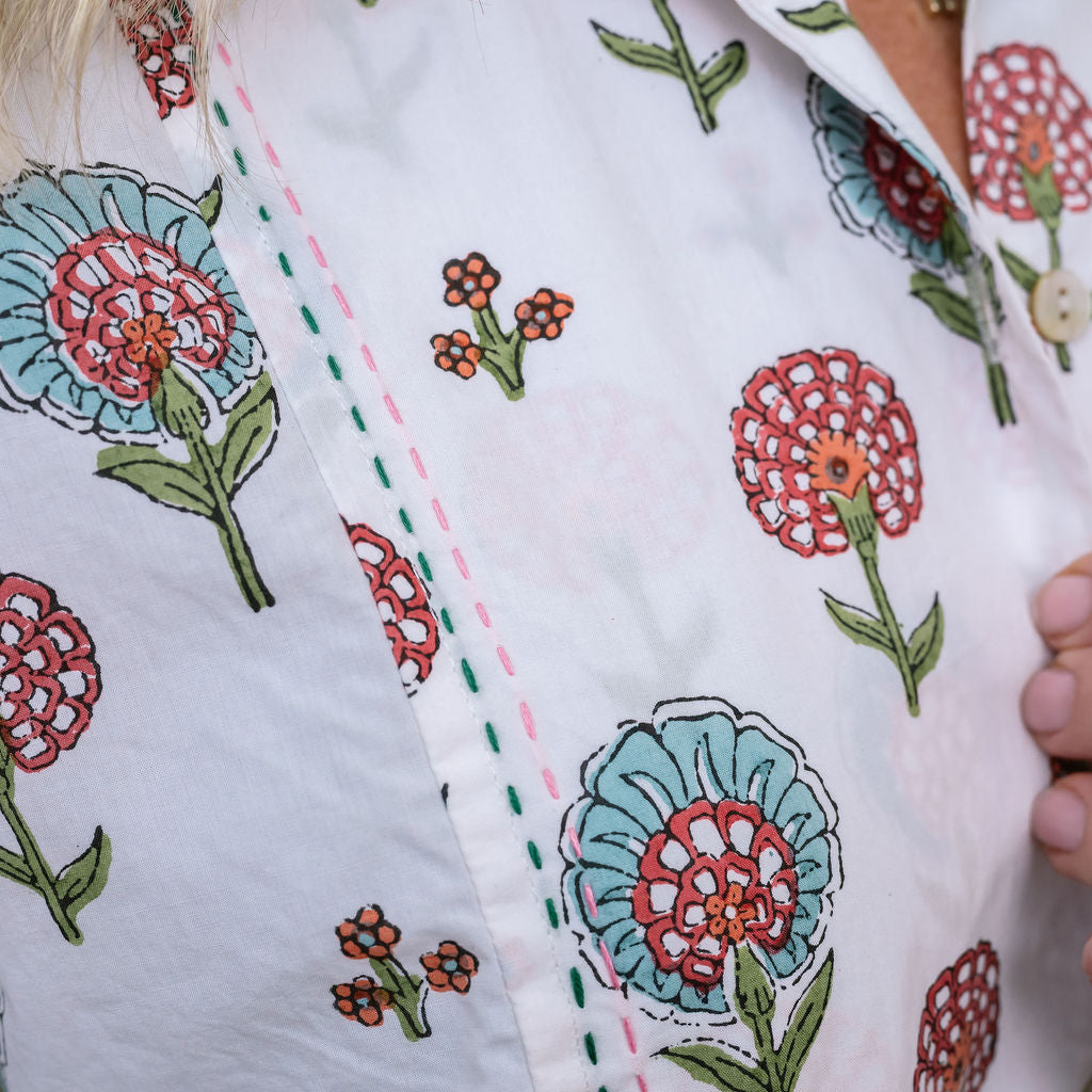 Mandalay Designs Poppy print dress