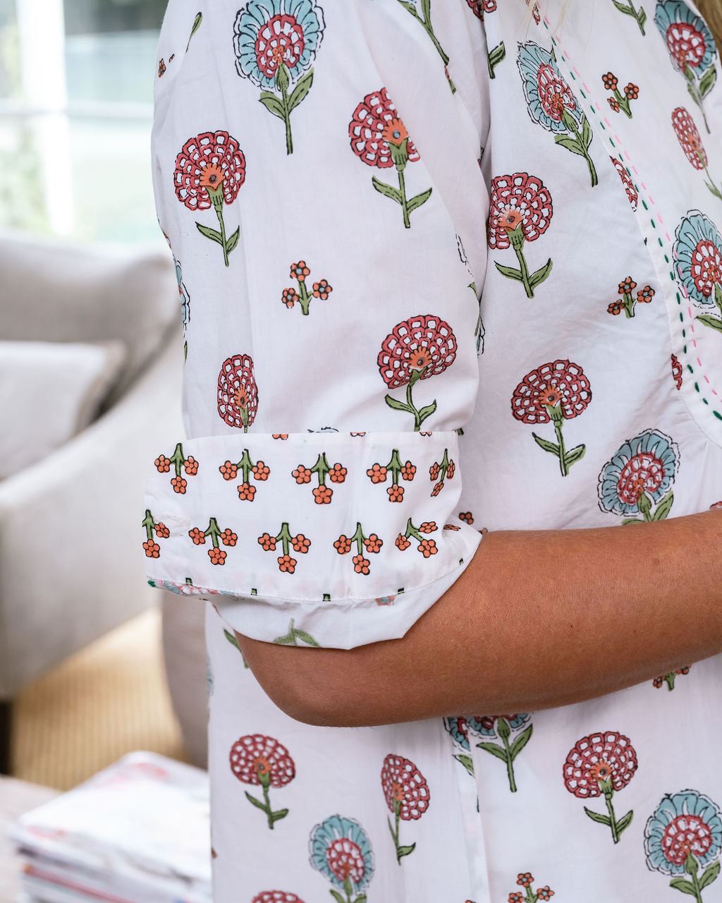 Mandalay Designs Poppy Shirtdress Summer