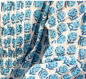 Pomegranate Shirt - Mandalay Designs - Blue