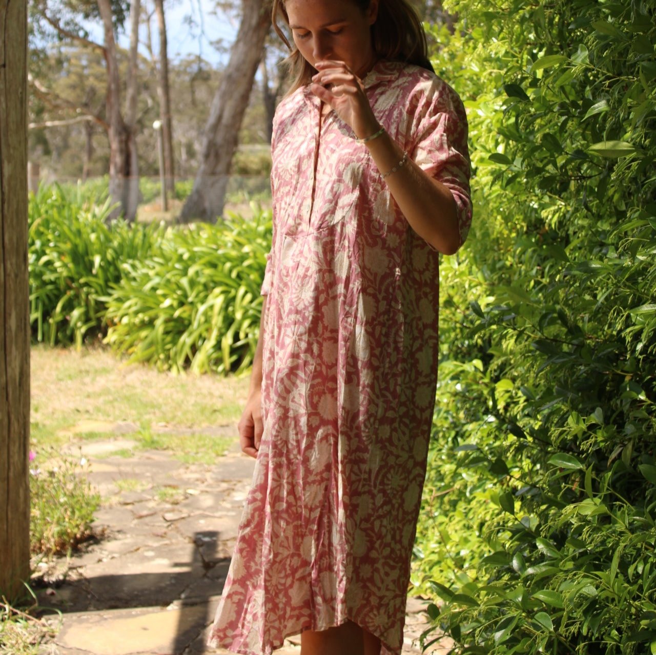 Mandalay Designs Dress - Emily in Rose Quartz.