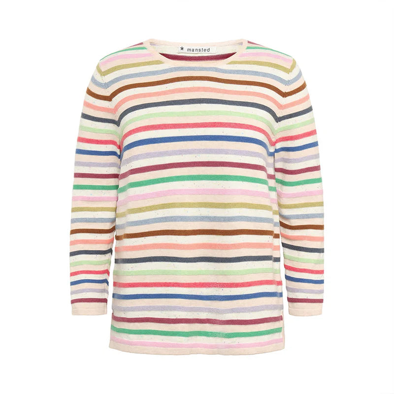 Mansted organic cotton striped top