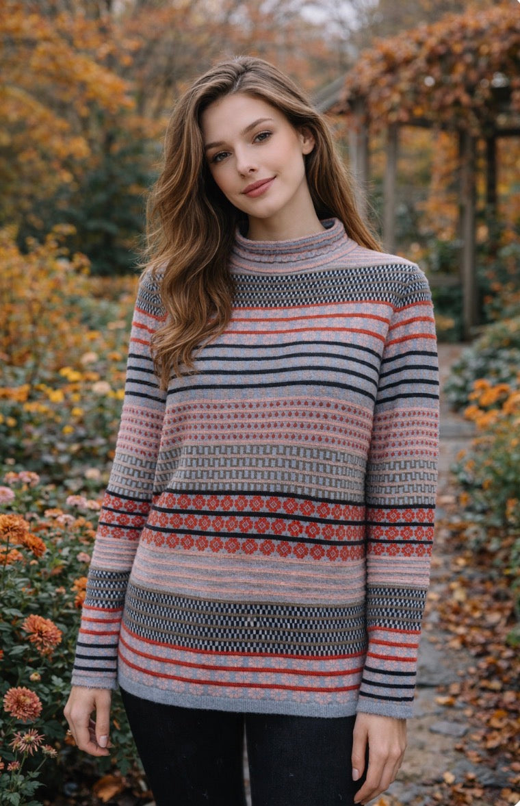 Mansted knitwear. Beck Top in Denim. Australia.