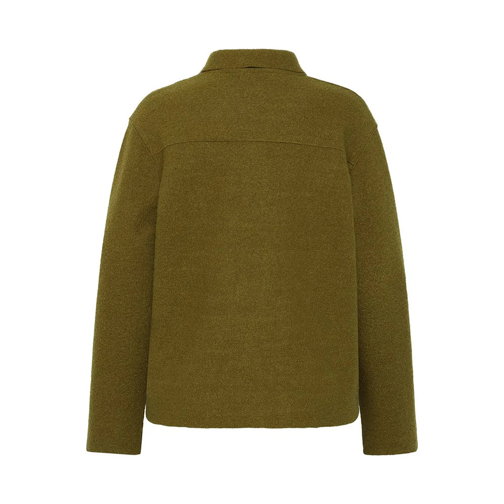 Mansted 100% Boiled Wool jacket. Quality Knitwear.