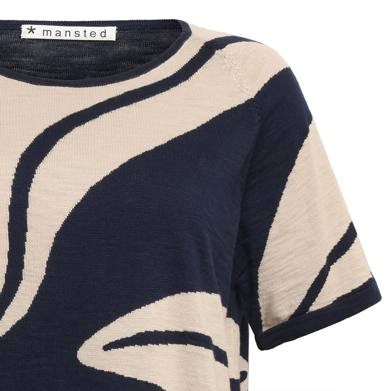 Mansted dress in Leona Navy