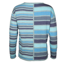 Mansted Target cotton long sleeve top in cloud, back view