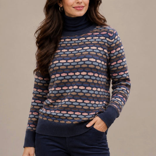 Mansted Wool jumper Britt in Blue