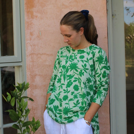 Mansted Coretta Top in green.