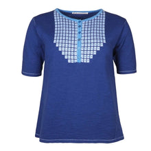 Mansted Memmo top in Indigo.