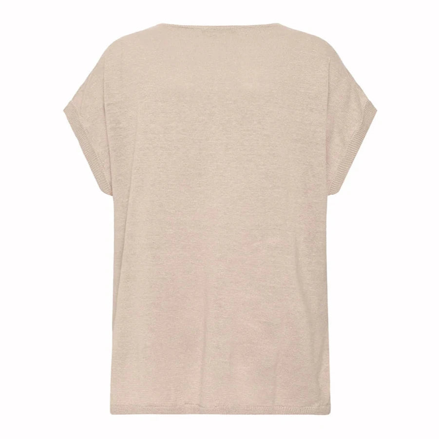 Mansted linen t-shirt in neutral.