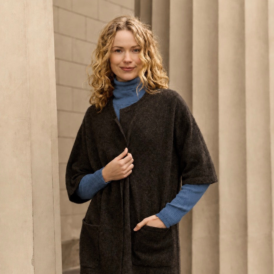 Mansted yak wool jacket. Harmony in brown