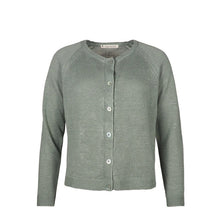 Mansted Linen knit cardigan Yas in Khaki.