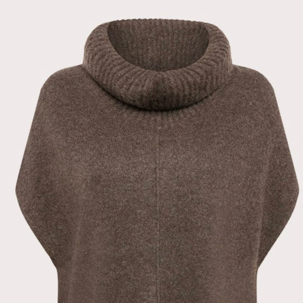 Mansted Zobee vest in Brown. Zobee in yak wool.