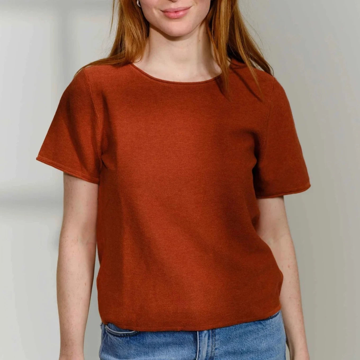 Mansted's Mia Tee in rust