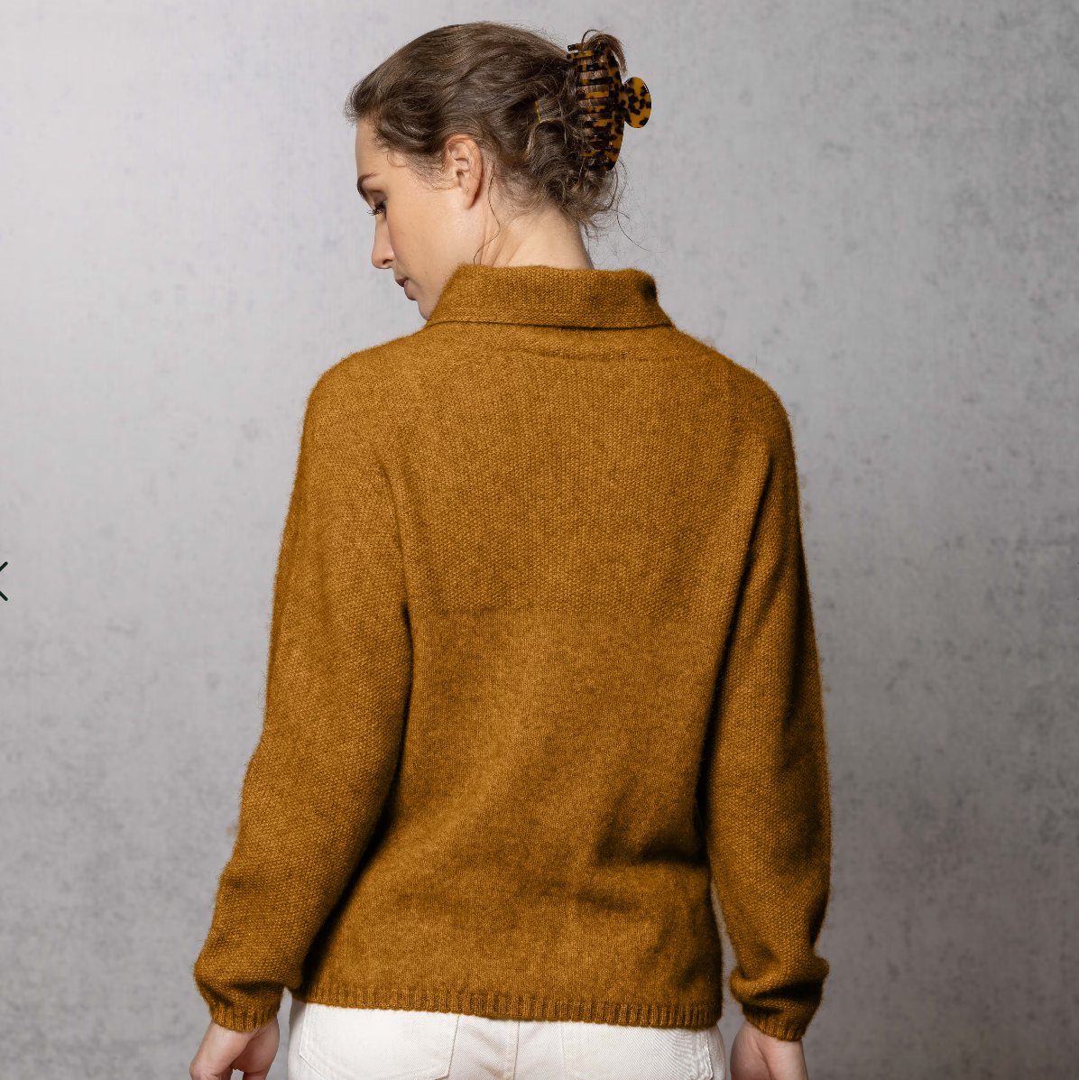 cowl neck merino jumper from Noble  Wilde