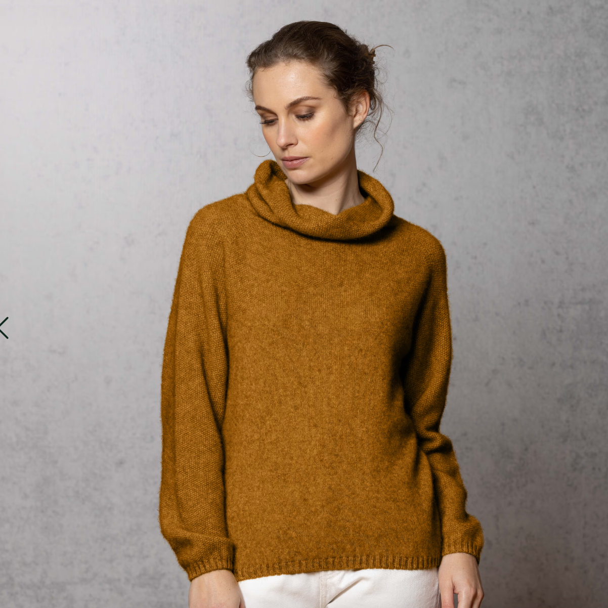 cowl neck merino jumper from Noble  Wilde