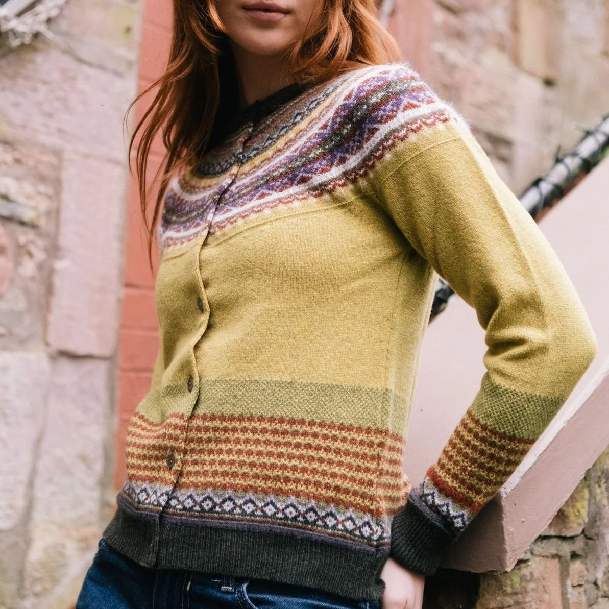 Eribe Alpine cardigan Findhorn