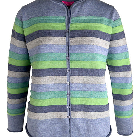 NOK Fomo cardigan in Light Blu by Charlotte Mansted