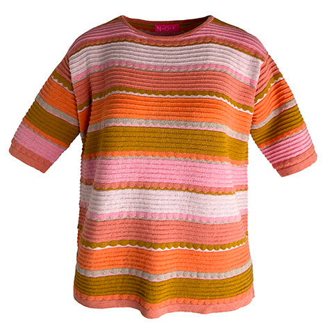NOK Lumumba Top in Apricot By Charlette Mansted.