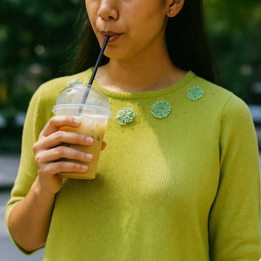 NOK by Mansted Pan top in Olive.