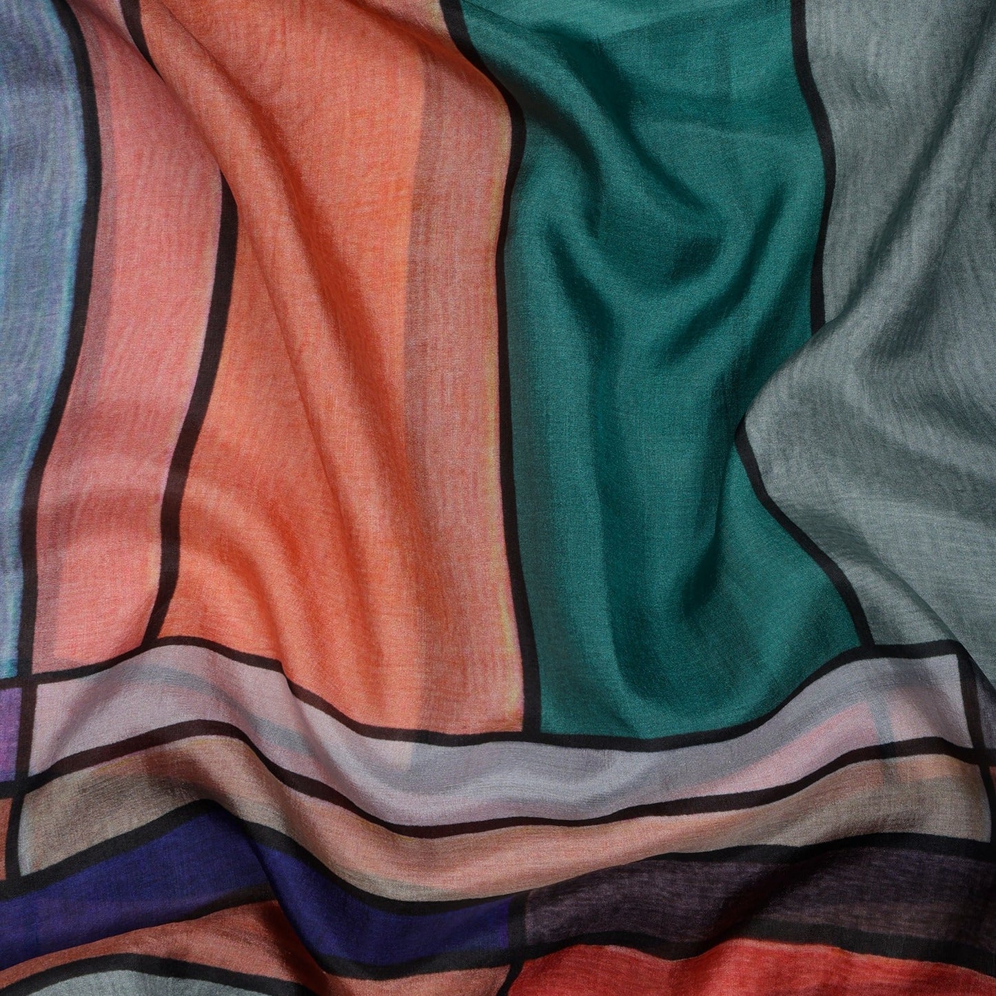 Wearable Art Silk Scarf 