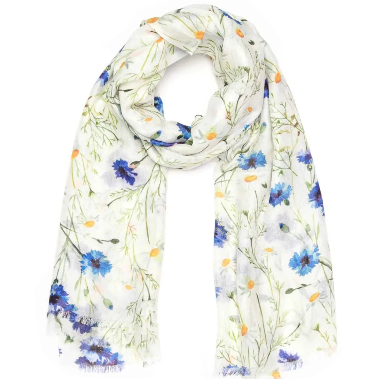 Quality Linen Scarf. Digital Print. Namaskar S21-05