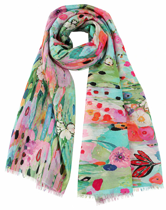 Merino/Silk Scarf -  w26-29