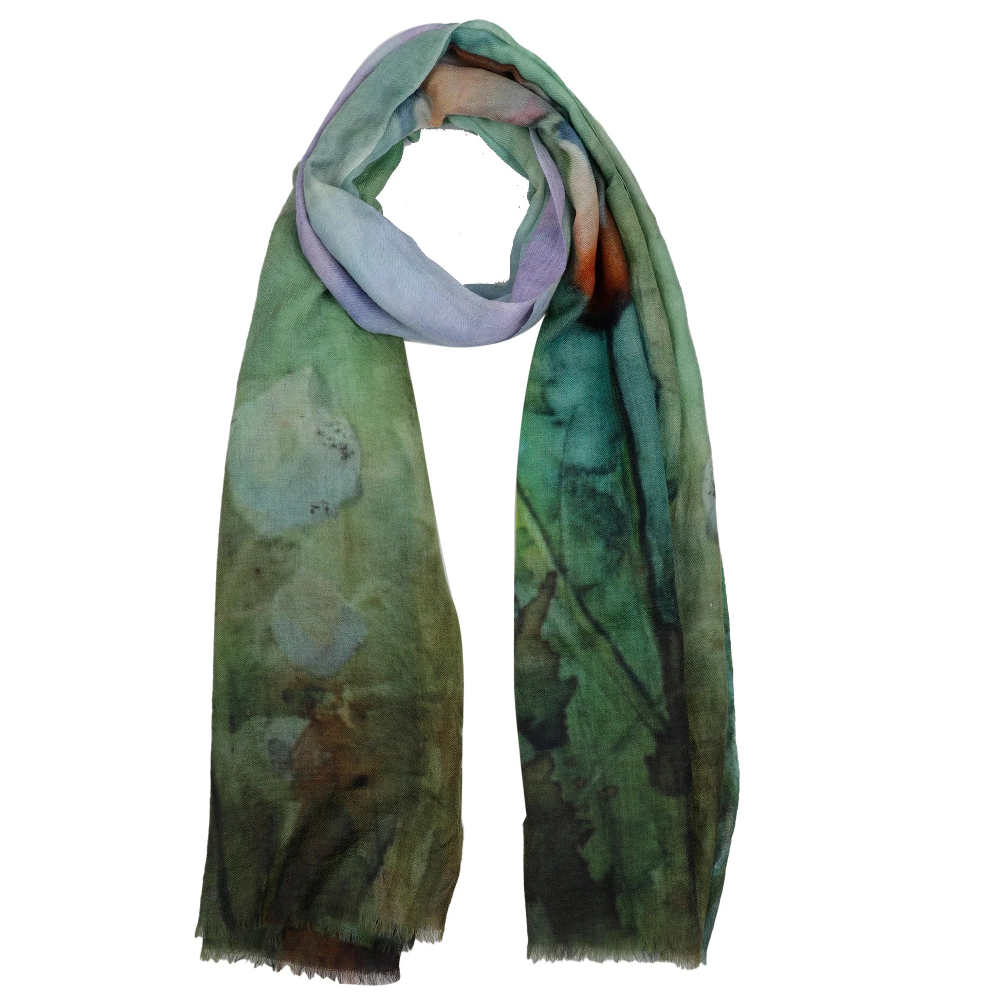 wool and silk scarf from namaskar.