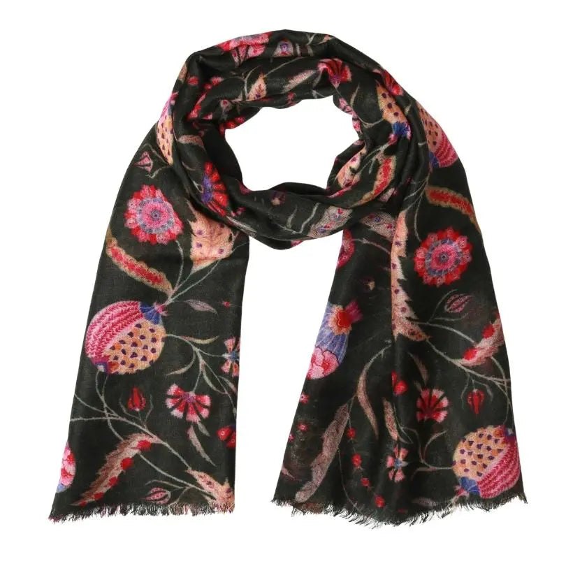 Namaskar Merino Wool and Silk Scarf