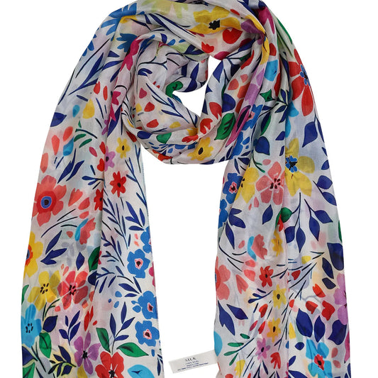 Wearable Art Silk Scarf