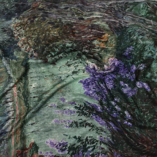 merino wool and silk scarf