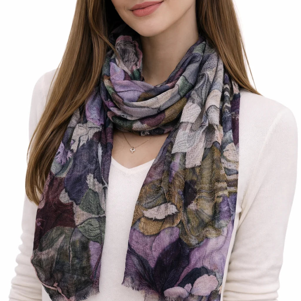 women's wool and merino scarf