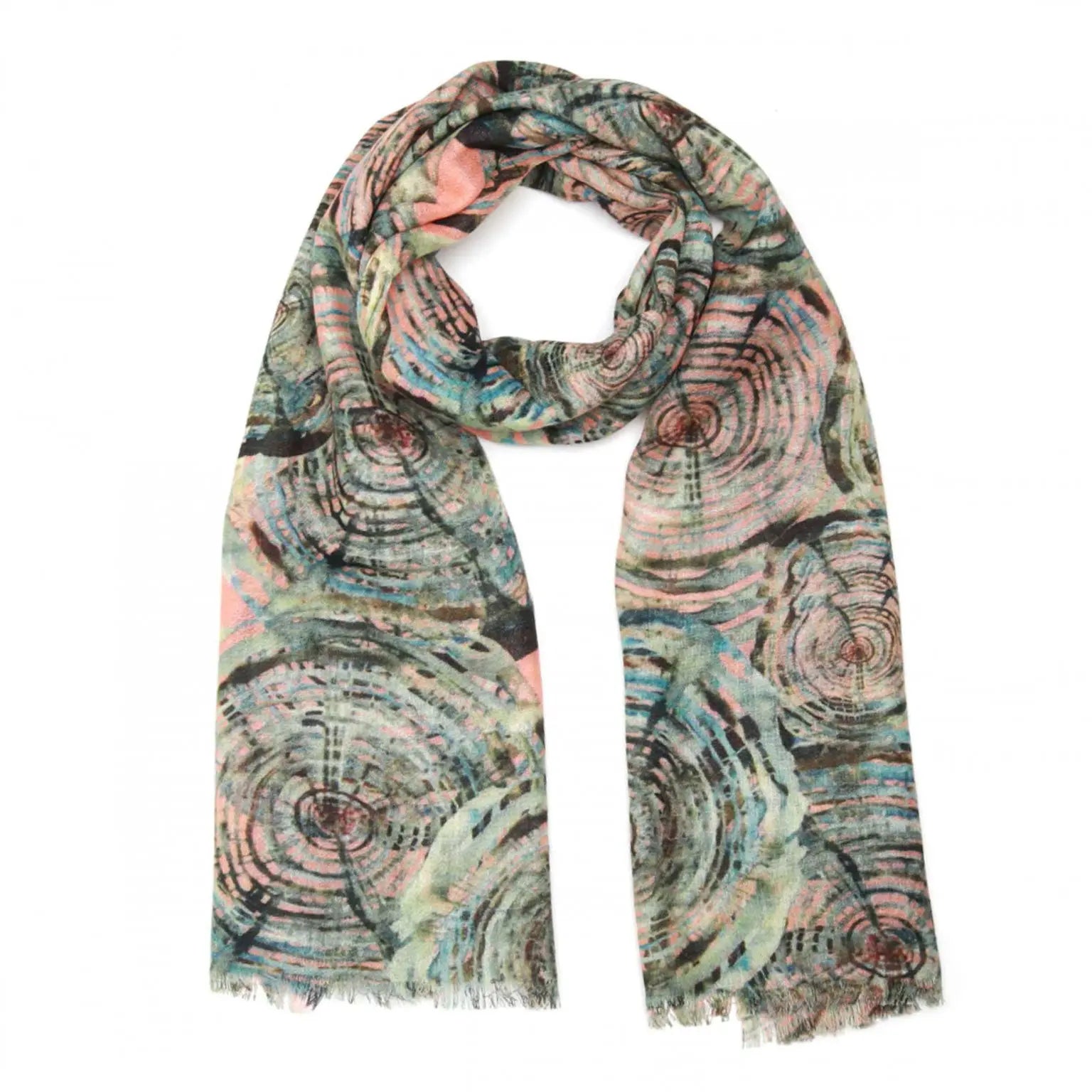 Merino Wool and silk scarf, lightweight and warm from Namaskar Australia.