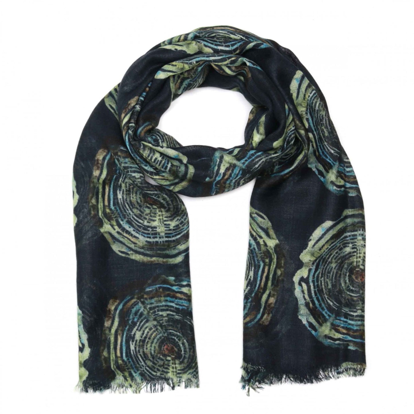 Merino Wool and silk scarf, lightweight and warm from namaskar Australia.