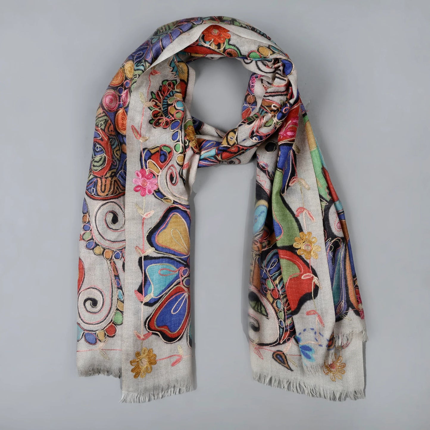Namaskar Embroided shawl
