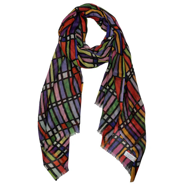 Namasakar merino wool and silk scarf W25-35