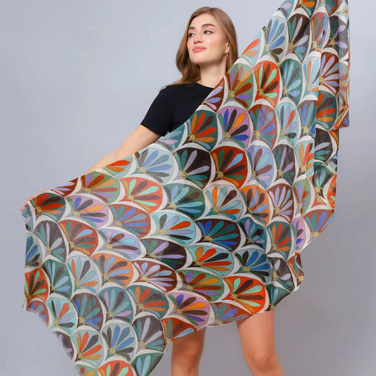 Wearable Art Silk Scarf