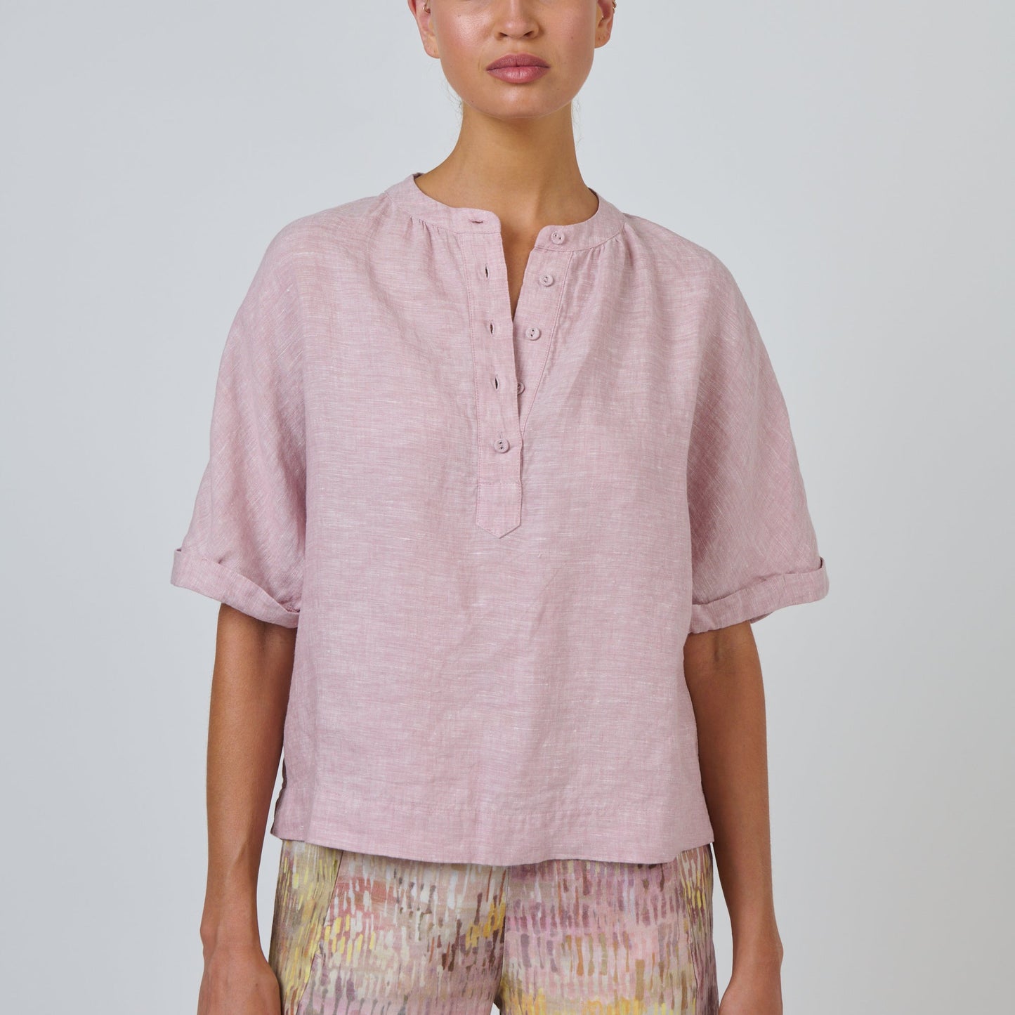 Naturals by O&J  French Linen Top Radish GA689