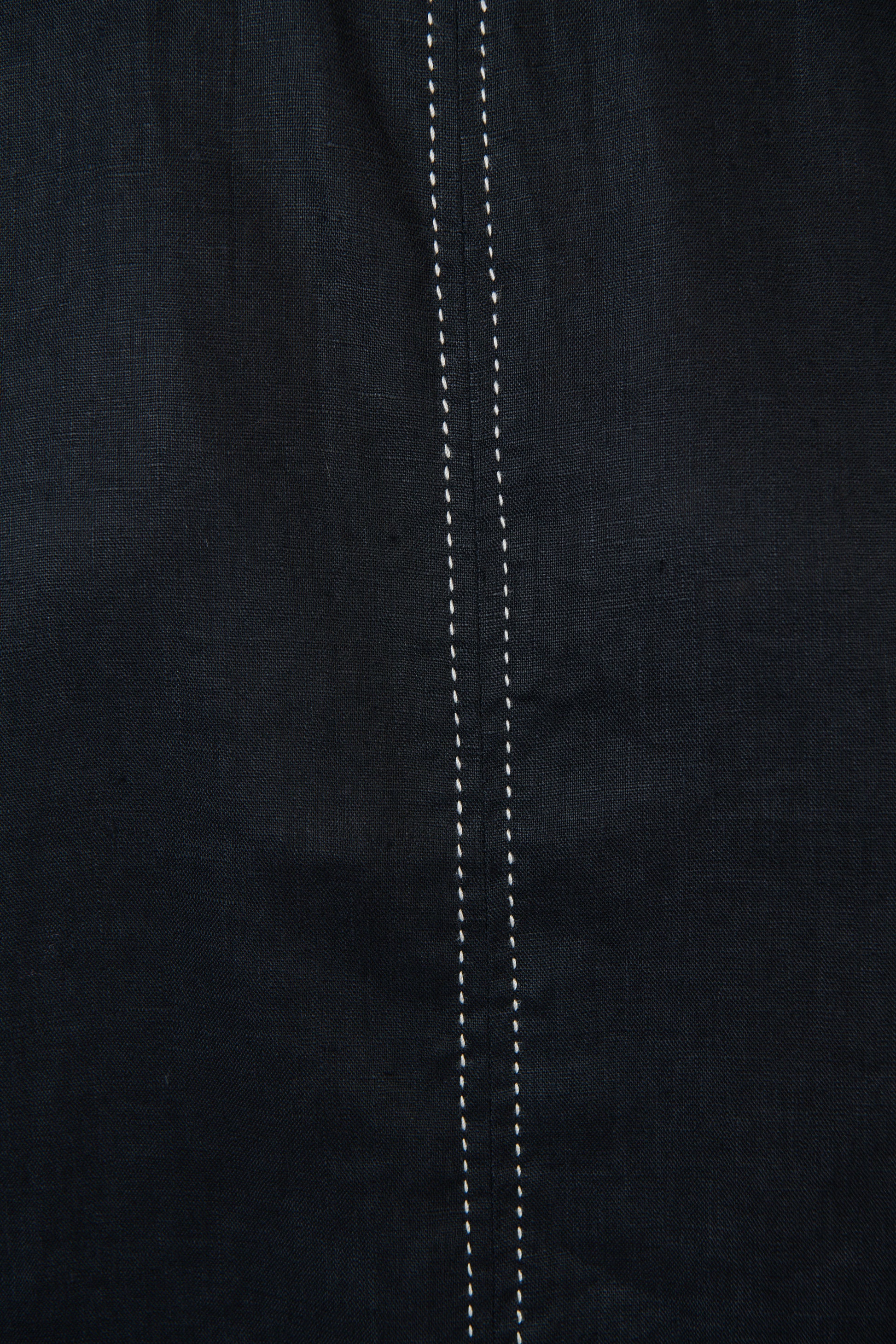 Naturals by O&J Linen stitching detail